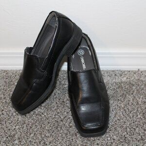 Boys Cherokee Slip On Black Dress Shoes Size 13